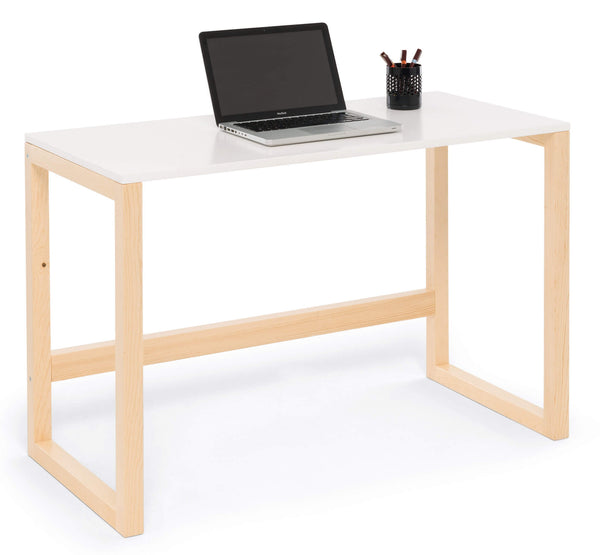 Scrivania in Legno Piano in MDF Laccato Fumer Dadà 105 Bianco acquista