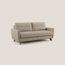 Divano Letto 3 Posti 188x97x96 cm in Tessuto Beige