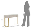 Console Montpellier Crema 100x40x75 cm in Ferro Legno 