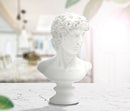 Scultura Roman 21,5x14,5x34 cm in Poliresina Bianco
