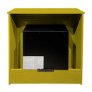 Camino a Bioetanolo da Pavimento 96x35xH96 cm Bellini Giallo