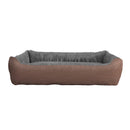 Cuccia per Cani e Gatti Doubleface in Poliestere Love Tortora Varie Misure