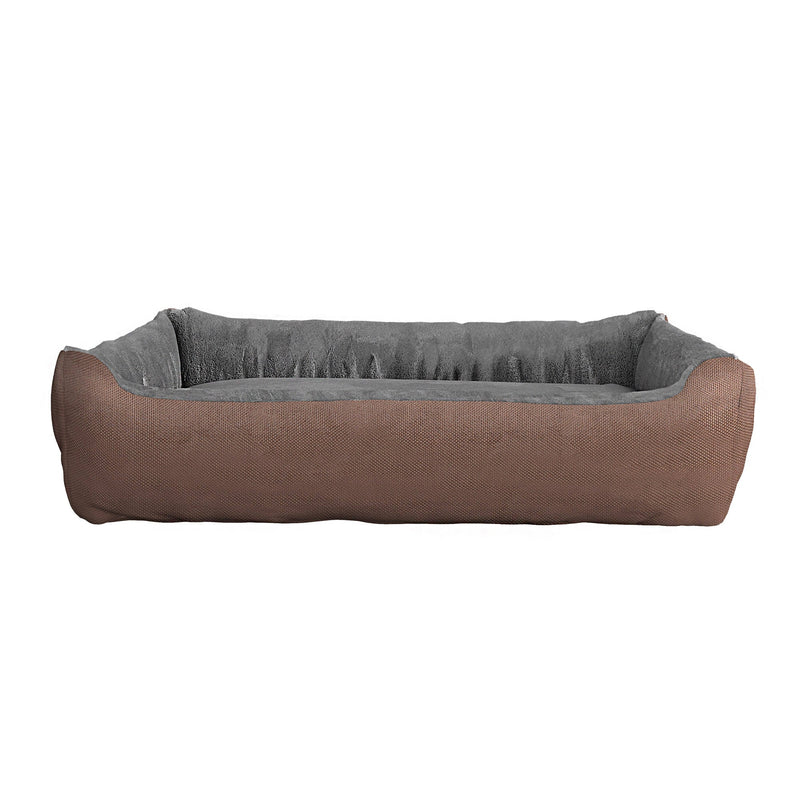 Cuccia per Cani e Gatti Doubleface in Poliestere Love Tortora Varie Misure