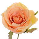 Set 12 Rose Artificiali Testa con Gambo Altezza 10 cm 