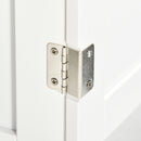 Mobile Sotto Lavabo Bagno 60x33x60 cm Base con Ante in MDF Bianco e Legno  