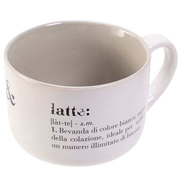 Tazza jumbo latte e Biscotti 11,5x8,5x6,8 cm in Gres VdE Tivoli 1996 prezzo
