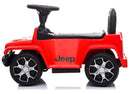Macchina Cavalcabile per Bambini con Licenza Jeep Rubicon Rossa