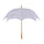 Ombrello Parasole in Pizzo traforato bianco cm Ø80x67