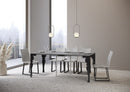 Consolle Allungabile 90-196x40x77 cm in Nobilitato Grigio