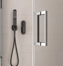 Box Doccia Angolare 2 Ante Scorrevoli a Libro in Cristallo Trasparente 6mm H195 Bonussi Lena Varie Misure