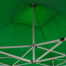 Gazebo Richiudibile Pieghevole 3x3m in Acciaio e PVC Impermeabile Verde