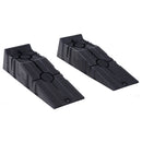 Set 2 Rampe per Auto Max 5 Tonnellate 91x30x21 cm in Plastica Neri