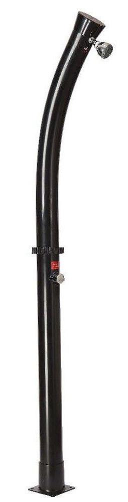 Doccia Solare da Giardino 20L Miscelatore e Lavapiedi in Resina Nero sconto