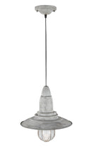 Lampada a Sospensione da Interno  E27 in Metallo Grigio Antico