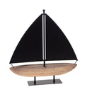Modellino Barca con Vele in Metallo 45x105 H 48 cm 