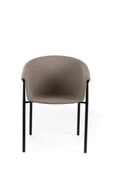 Set 4 Sedie 58x56xH79 cm in Tessuto Nari Tortora