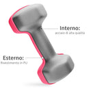 Set 4 Manubri Pesi Esagonali Totale 20KG in Acciaio e PU   