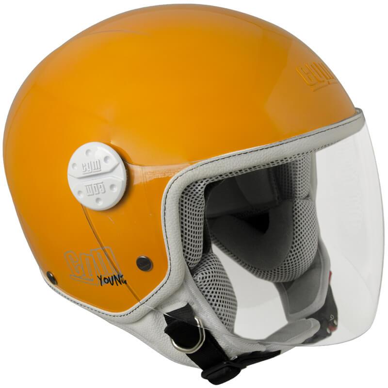 Casco Demi-Jet per Bambini Visiera Lunga CGM Varadero 206A Arancione 