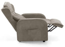 Poltrona Alzapersona Elettrica 2 Motori 75x108x85 cm in Tessuto Dispositivo Medico 1 Beige
