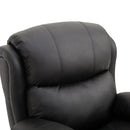 Poltrona Relax Massaggiante 97x92X104 cm in Similpelle Nera