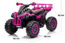 Quad Elettrico per Bambini 12V ATV 1.0 Rosa