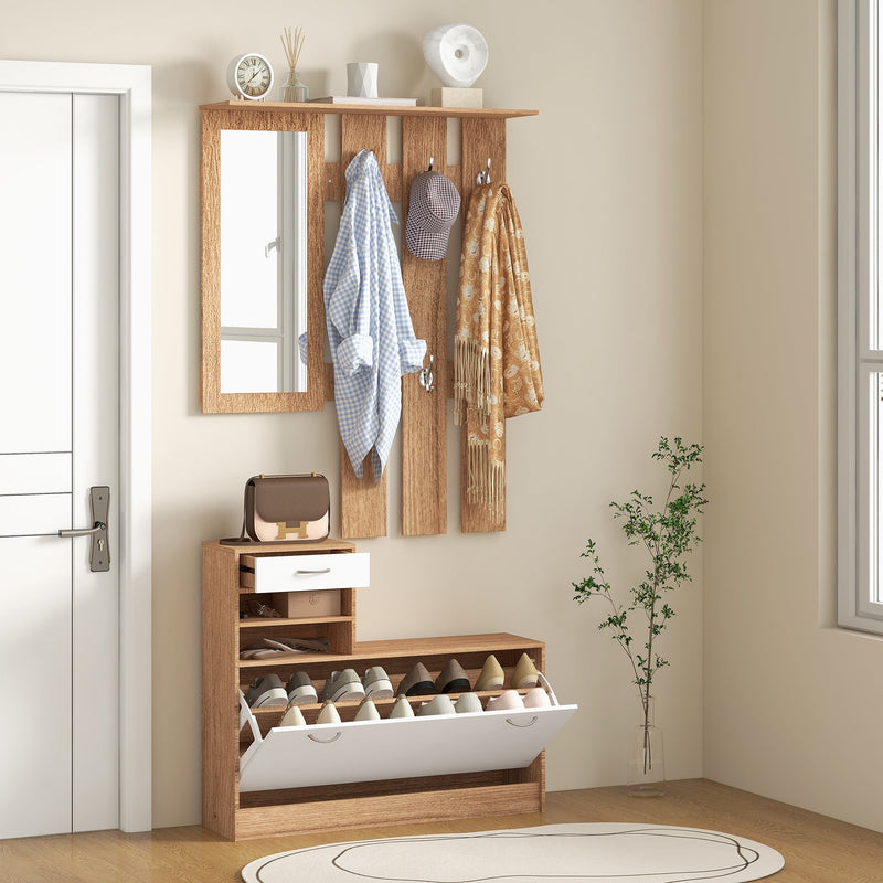 Mobile ingresso moderno specchio ante cassetti appendiabiti corridoio design Mobile ingresso moderno specchio ante cassetti appendiabiti corridoio design