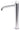 Rubinetto Miscelatore Monocomando Lavabo Alto in Acciaio Inox Satinato Maniglia Neve