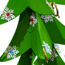 Arco in Metallo alberi con cancello verde cm 285x80xh300