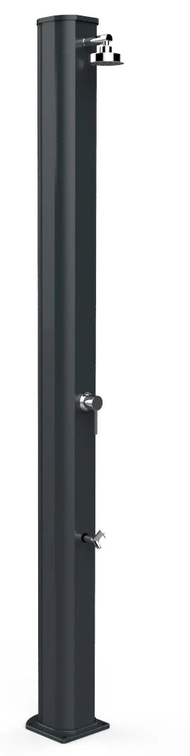 Doccia Solare da Giardino 40L Miscelatore e Lavapiedi Arkema Big Jolly Grigio Antracite online