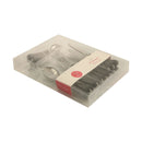 Servizio Set di Posate 24 Pezzi in Acciao Inox Villa d'Este Goccia Nero