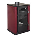 Stufa a Legna con Forno 62x59xH102 cm 27,6Kw Elsa Rossa