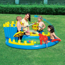 Piscina Gonfiabile per Bambini 186x150x68 cm in Vinile Bestway Fortezza 52169