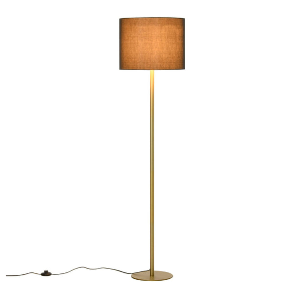 Lampada da Terra con Paralume in Stoffa E27 Ø40x160 cm Oro online
