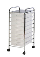 Carrellino Multiuso in Acciaio 8 Cassetti Bianchi Tosini YJ831W