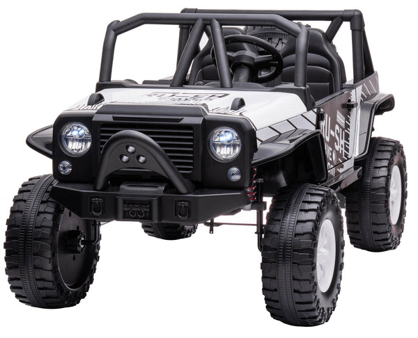 sconto Macchina Elettrica per Bambini 24V 2 Posti Desert Bianco