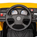 Camion Elettrico per Bambini 12V Velocità 3-6km/h Giallo  
