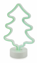 Albero di Natale Luminoso Neon a Led H29,5 cm Soriani Verde