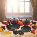 Batteria di Pentole 7 Pezzi in Alluminio Antiaderente Soriani Siviglia