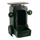 Mobiletto 1 Anta 1 Cassetto in Metallo Trattore Verde