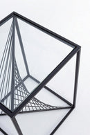 Tavolino Espiral 40x40 in Metallo