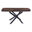 Tavolo da Pranzo 160x79x90 cm in Legno Nobilitato Marmo