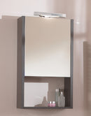 Specchiera 1 Anta in Melaminico 52x18x75cm TFT Giava Pino Grigio