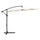 Ombrellone Lampara da Giardino Palo Laterale Ø300x245 cm in Acciaio e Poliestere Écru Kios