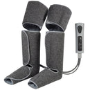Massaggiatore Gambe a Compressione d'Aria 77x96x12 cm con 3 Modalità 3 Intensità 2 Livelli Calore Grigio      