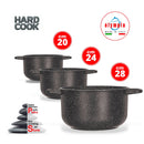 Casseruola Antiaderente 2 Manici Olympia Hard Cook Varie Misure