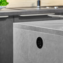 Multipresa One in Plastica Emuca Nero