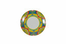 Servizio Piatti 18 Pezzi in Porcellana e Gres Multicolor Villa d'Este Home Tivoli Calamoresca