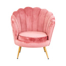 Poltrona 80x86 cm in Velluto Magenta