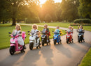 Scooter Elettrico per Bambini Licenza Ufficiale Honda SH125 12V con Ruote EVA e Sedile Pelle Rosso