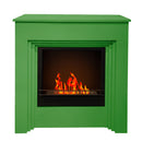 Camino a Bioetanolo da Pavimento 96x35xH96 cm Bellini Verde